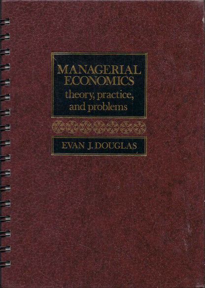 Managerial Economics / Theory, Practice, and Problems