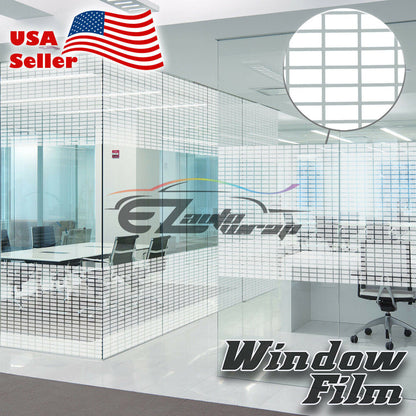 Medium Box Static Glass Window Film #45