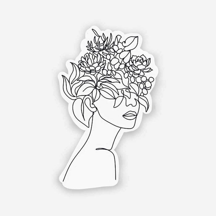 Mind Like a flower sticker - Stickers | STICK IT UP