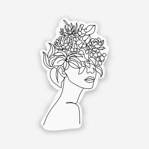 Mind Like a flower sticker - Stickers | STICK IT UP