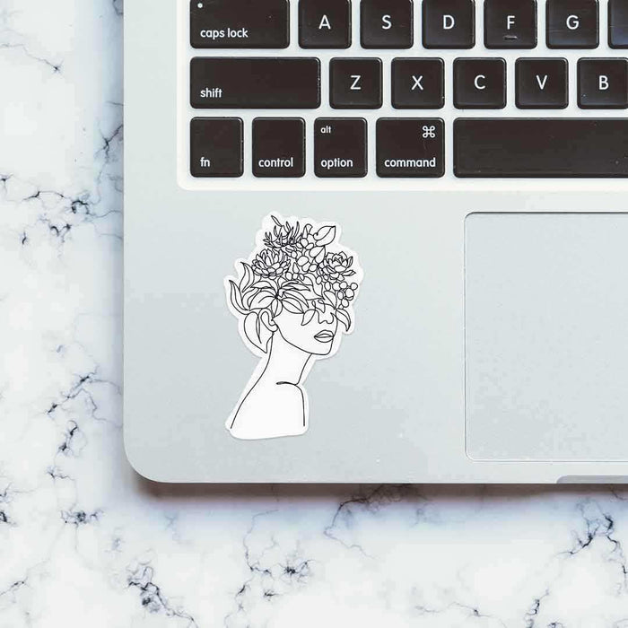 Mind Like a flower sticker - Stickers | STICK IT UP