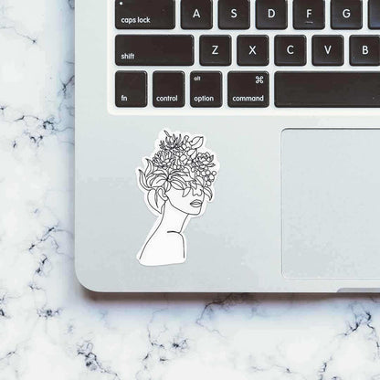 Mind Like a flower sticker - Stickers | STICK IT UP