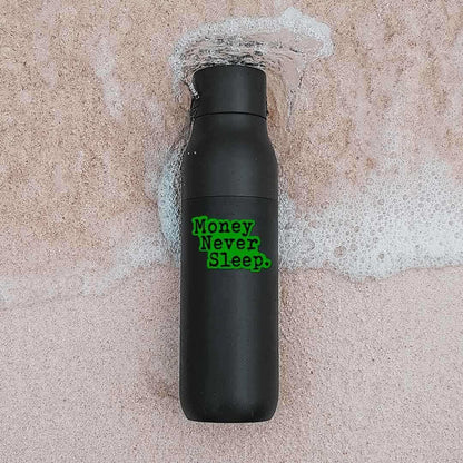 Money Never Sleeps Sticker - Stickers | STICK IT UP