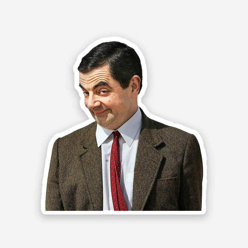Mr Bean Meme Face sticker - Stickers | STICK IT UP