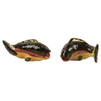 Nautical Kitchen Décor for Fishermen - Trout Salt & Pepper Set