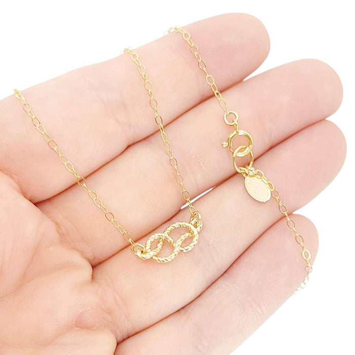 Necklace - Sailor's Knot (14k Yellow Gold Fill) by Foamy Wader