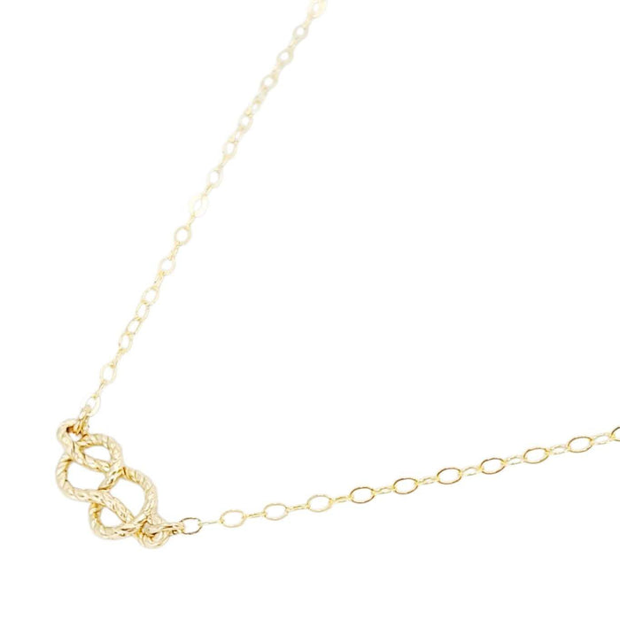 Necklace - Sailor's Knot (14k Yellow Gold Fill) by Foamy Wader