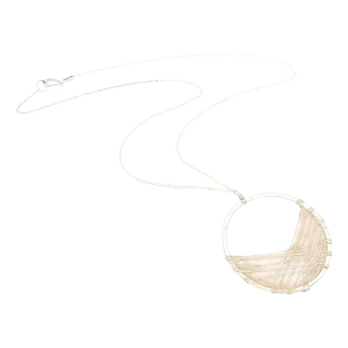 Necklace - Silver Bird's Nest (Ivory) by Verso