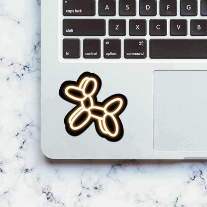 Neon Balloon dog Sticker - Stickers | STICK IT UP