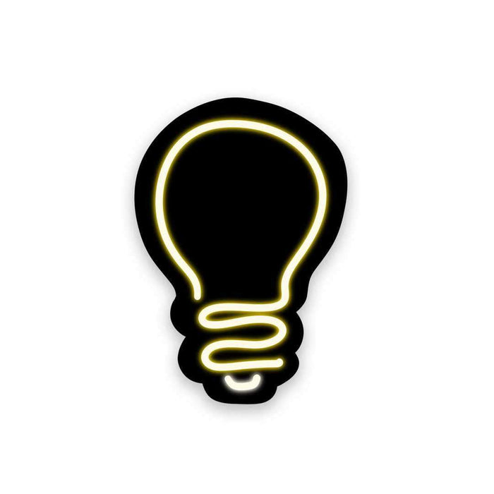 Neon Bulb Sticker - Stickers | STICK IT UP