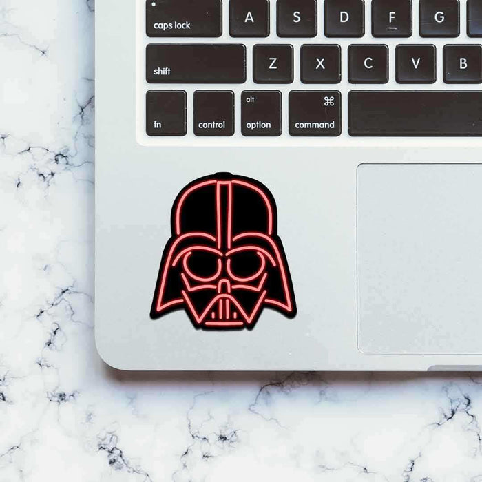 Neon Darth Vader Sticker - Stickers | STICK IT UP