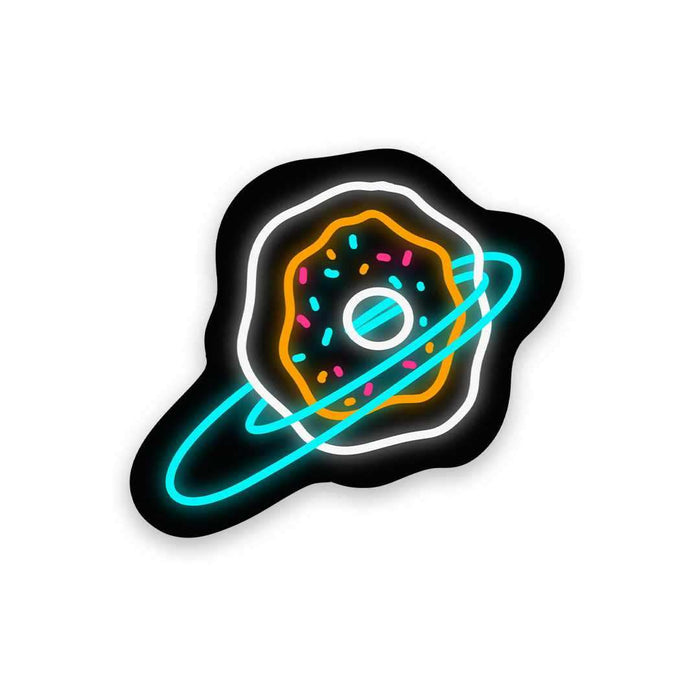 Neon Donut universe Sticker - Stickers | STICK IT UP