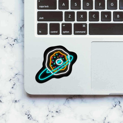 Neon Donut universe Sticker - Stickers | STICK IT UP