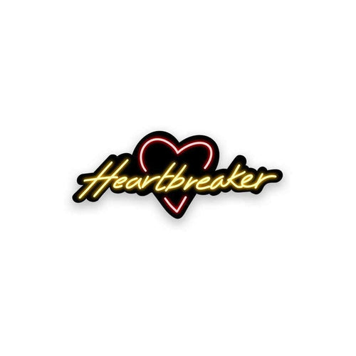 Neon Heartbreaker Sticker - Stickers | STICK IT UP