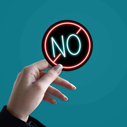 Neon No Sticker - Stickers | STICK IT UP