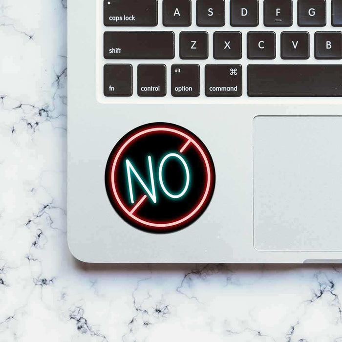 Neon No Sticker - Stickers | STICK IT UP