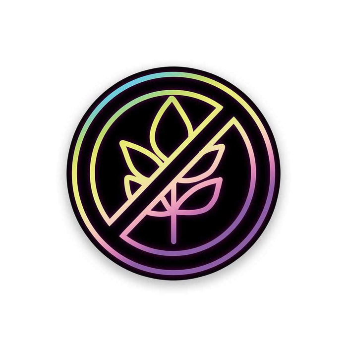 Neon No weed Sticker - Stickers | STICK IT UP