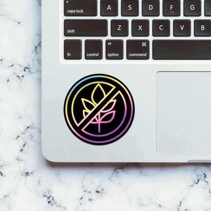 Neon No weed Sticker - Stickers | STICK IT UP