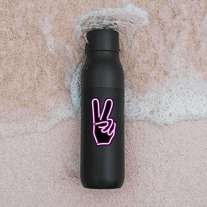 Neon Peace Sticker - Stickers | STICK IT UP