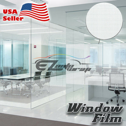 Net Style Static Glass Window Film #38