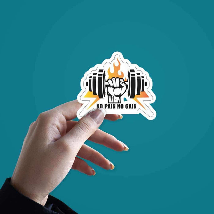 No Pain No Gain Sticker - Stickers | STICK IT UP
