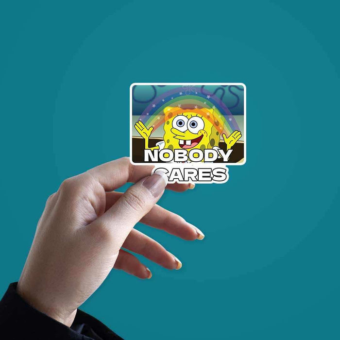 Nobody Cares sticker - Stickers | STICK IT UP