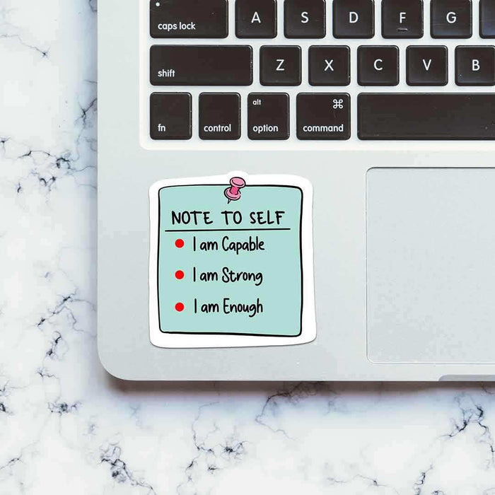 Note To Self Sticker - Stickers | STICK IT UP