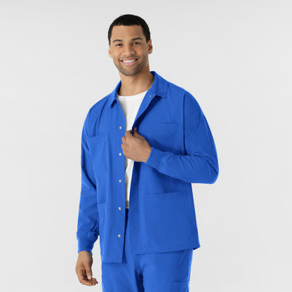 NURTUR Men’s Scrub Shirt Jacket Royal