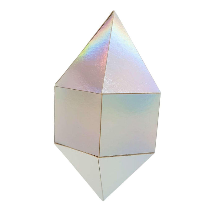Ornament - Medium Rainbow Gem in Short Simple by Paper and Blade