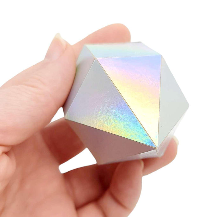 Ornament - Medium Rainbow Gem in Short Simple by Paper and Blade