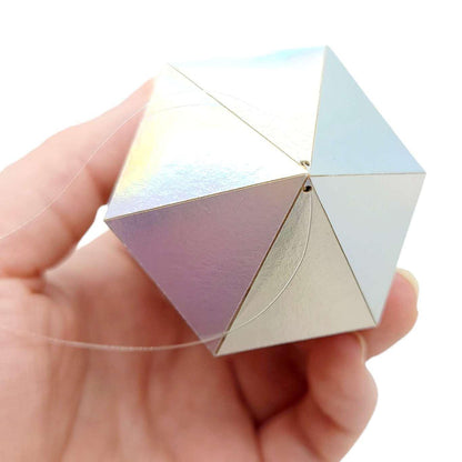 Ornament - Medium Rainbow Gem in Taper Down by Paper and Blade