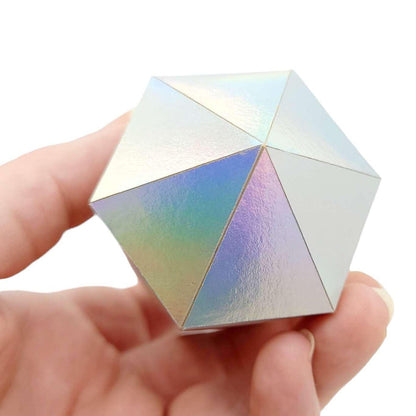 Ornament - Medium Rainbow Gem in Taper Up by Paper and Blade