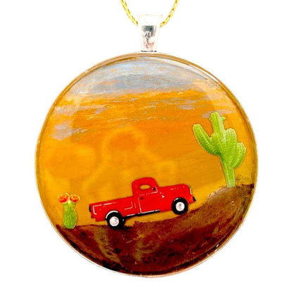 Ornament - Round Resin Collage (Assorted) by XV Studios