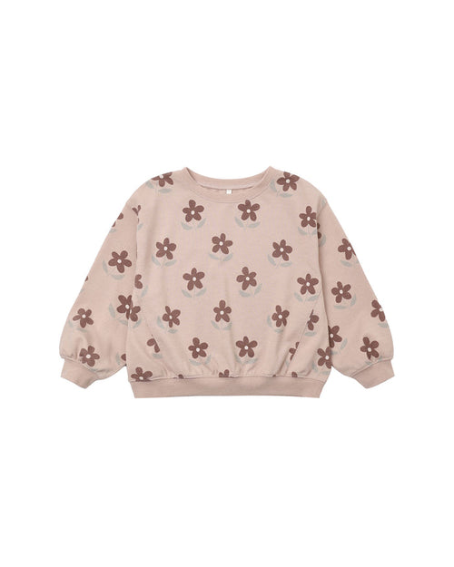 oversized sweatshirt in daisy
