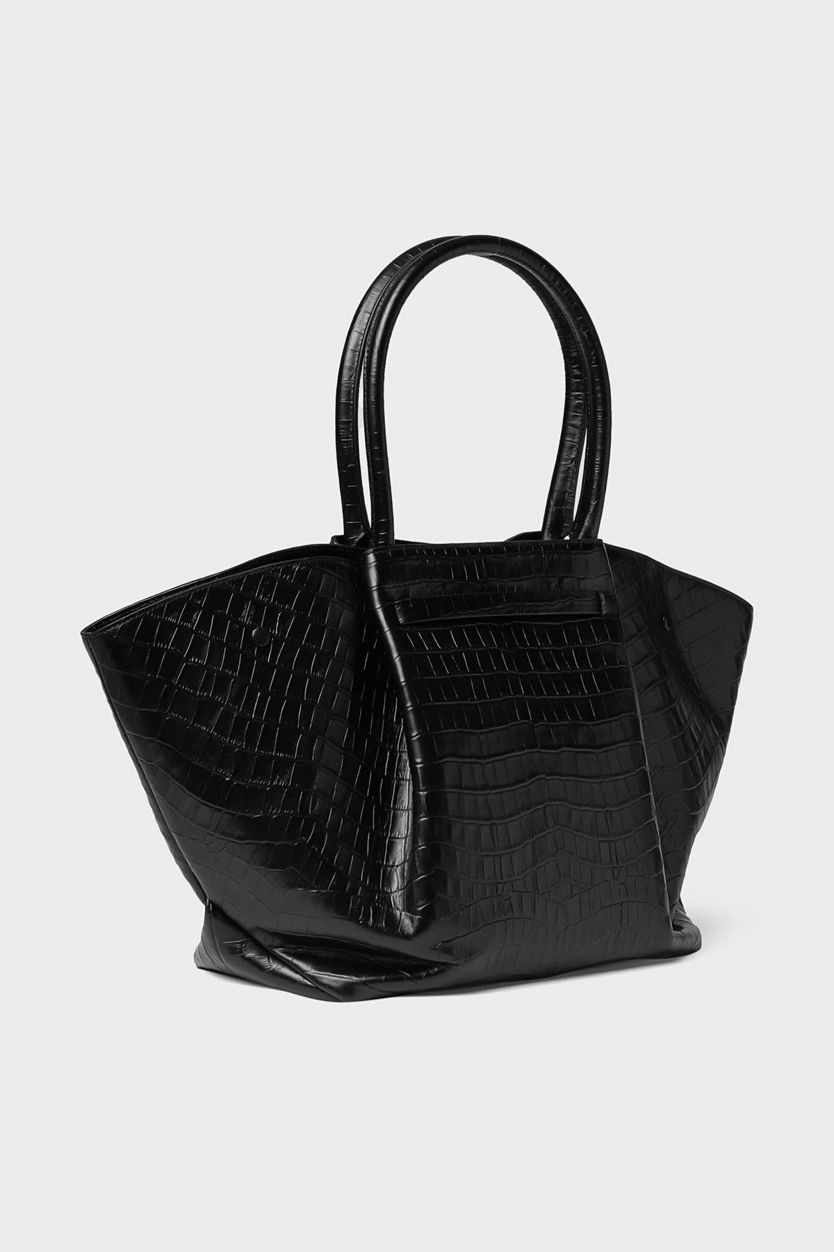 Black Croc New York Bag