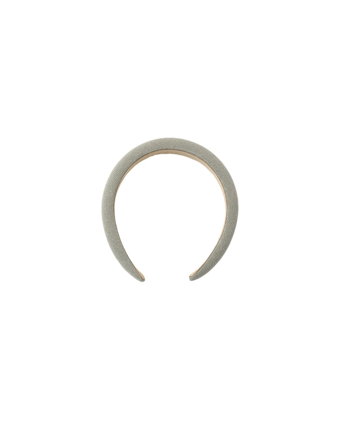 Padded headband in dark sage
