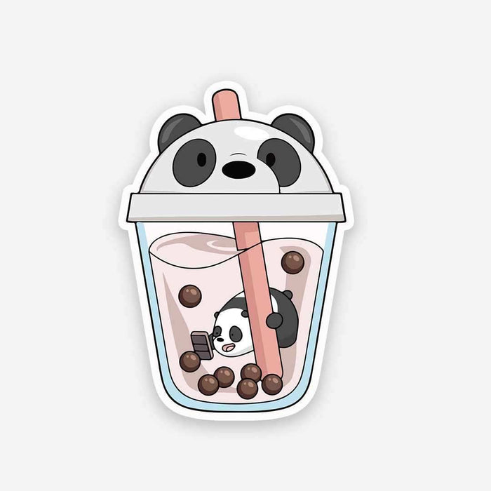 Panda Sipper sticker - Stickers | STICK IT UP