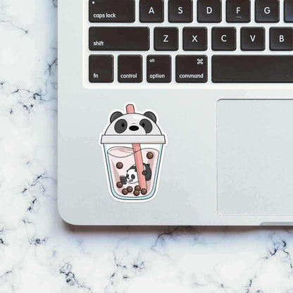 Panda Sipper sticker - Stickers | STICK IT UP