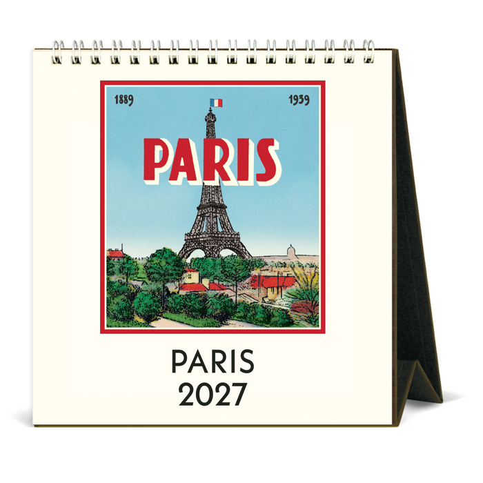Paris Desk Calendar 2027