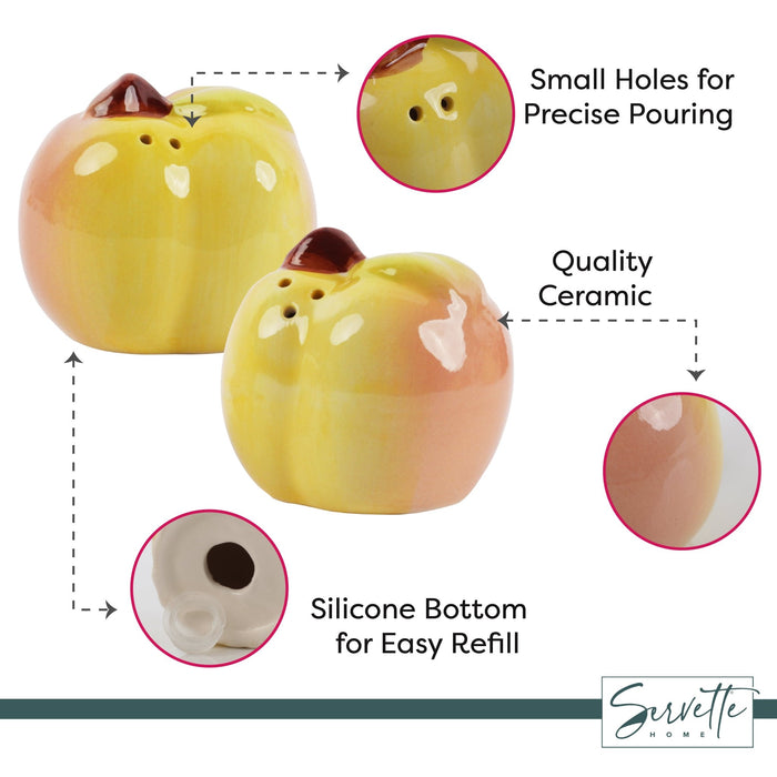 Peach Salt & Pepper Set