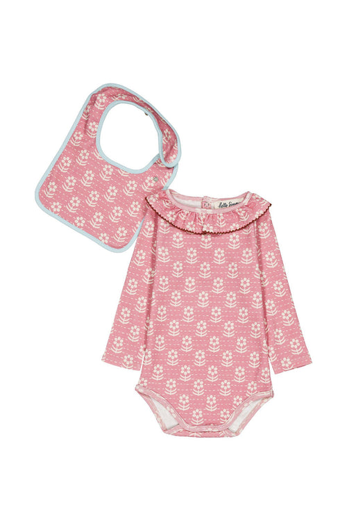 Pernilla Baby Set in Snowdrop Rose