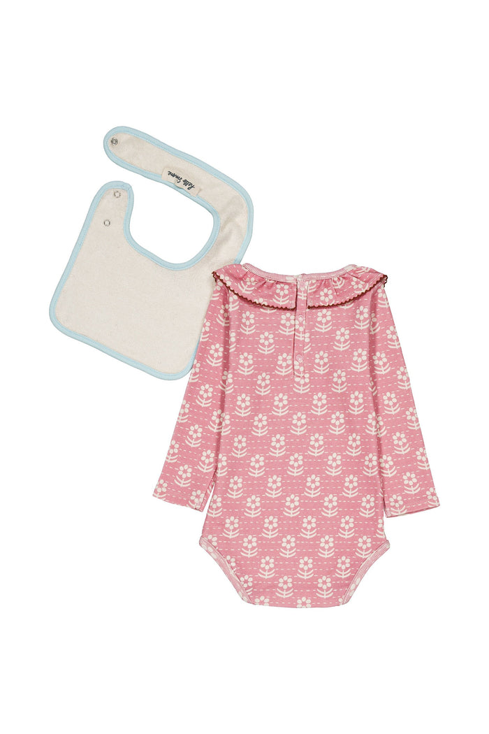 Pernilla Baby Set in Snowdrop Rose