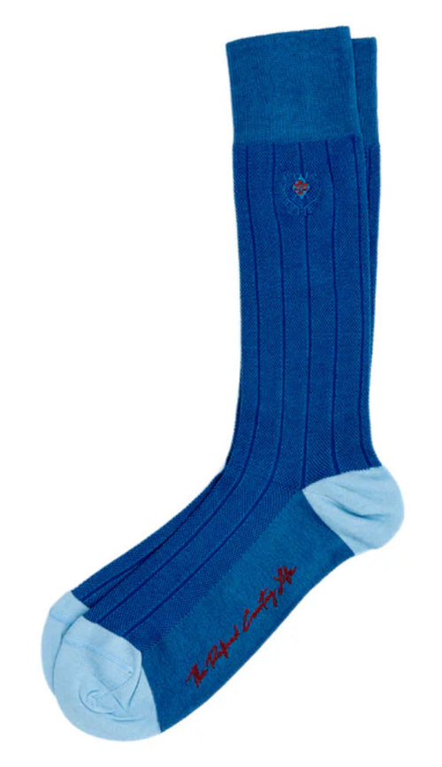 Peruvian Pima Cotton Socks - Royal Blue