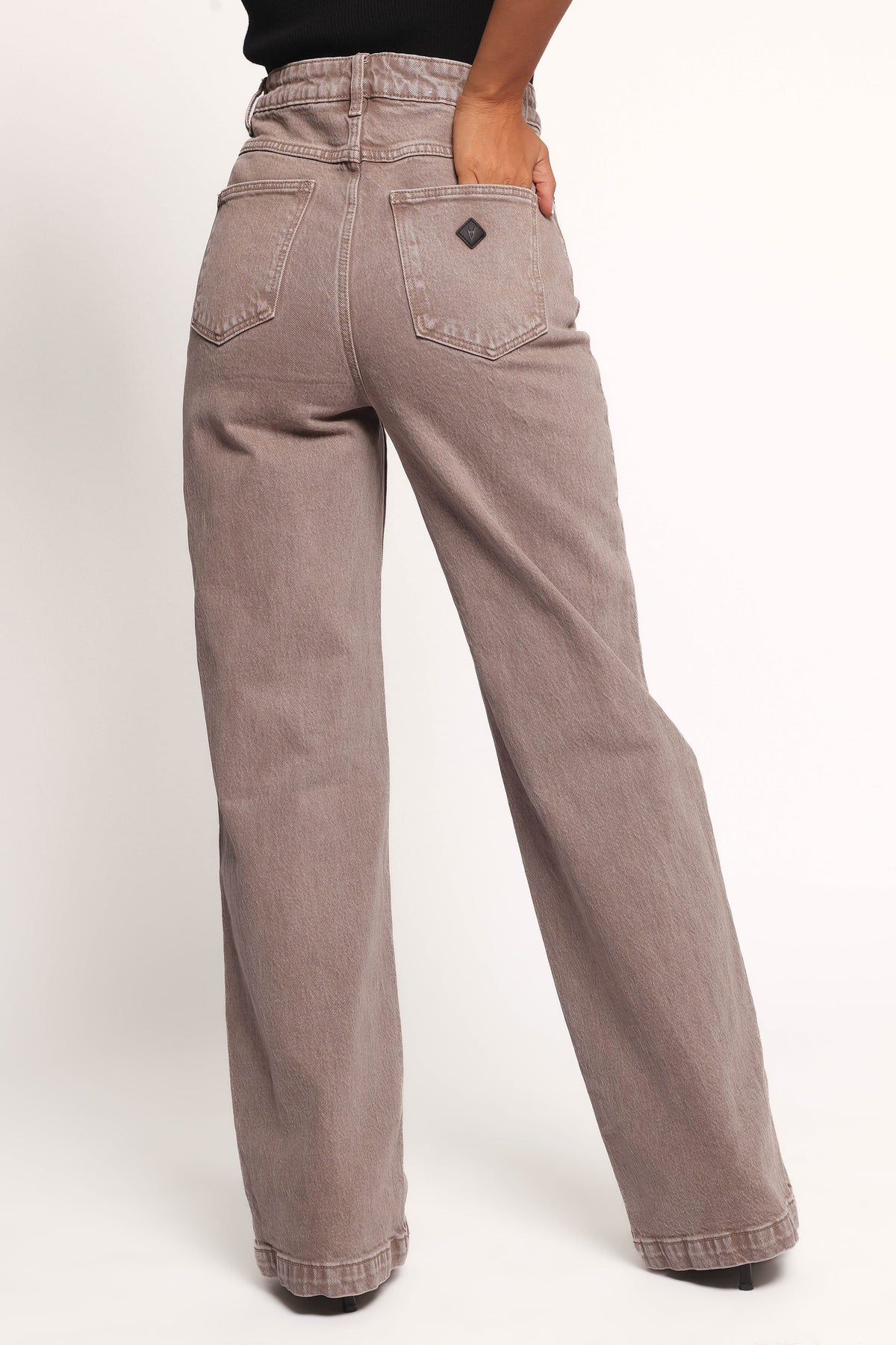 Abrand 94 High Wide Jeans - Mushroom