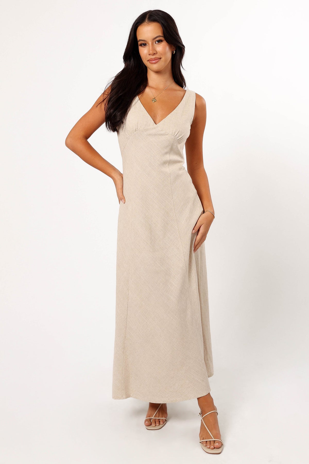 Adren Midi Dress - Oatmeal