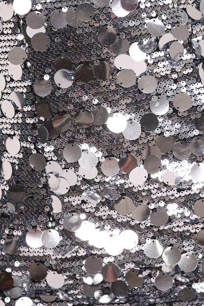 Azalea Mini Dress - Silver Sequin