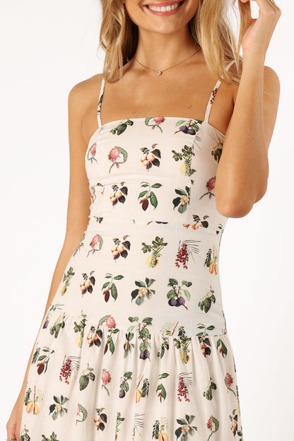 Botanique Midi Dress - Floral