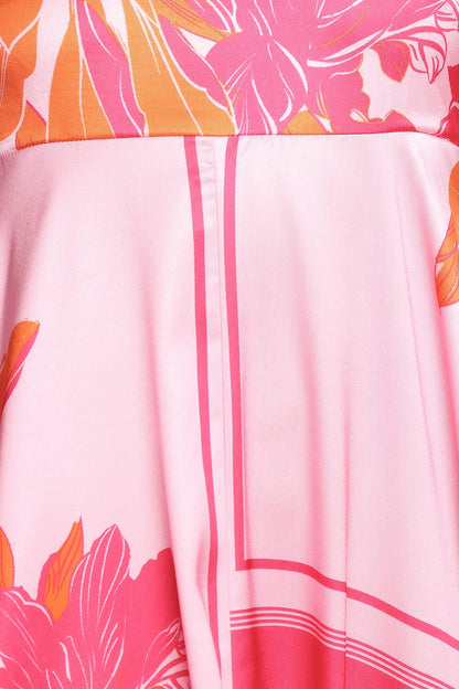 Elanor Maxi Dress - Pink/Orange