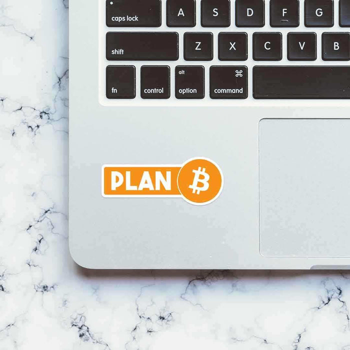 Plan[B]itcoin Sticker - Stickers | STICK IT UP
