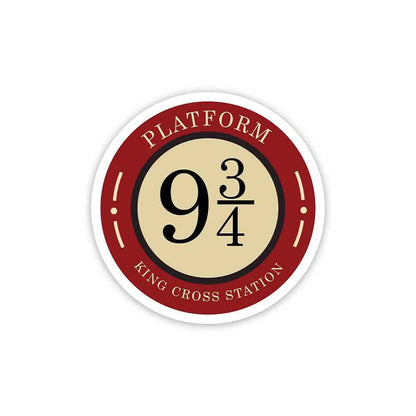 Platform Nine and Three-Quarters Sticker - Stickers | STICK IT UP